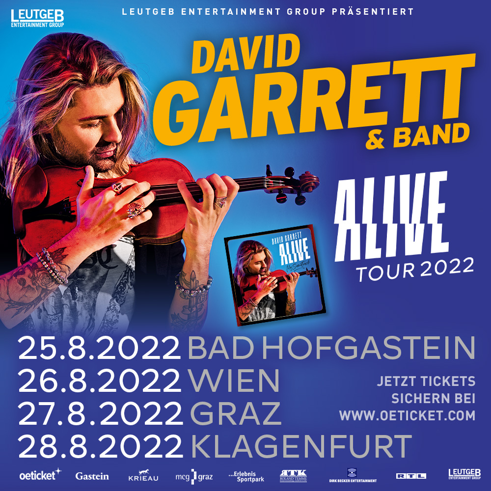 Konzertkarten 2 Stück David Garrett 26.05.2023 Stuttgart Reihe 2024 4